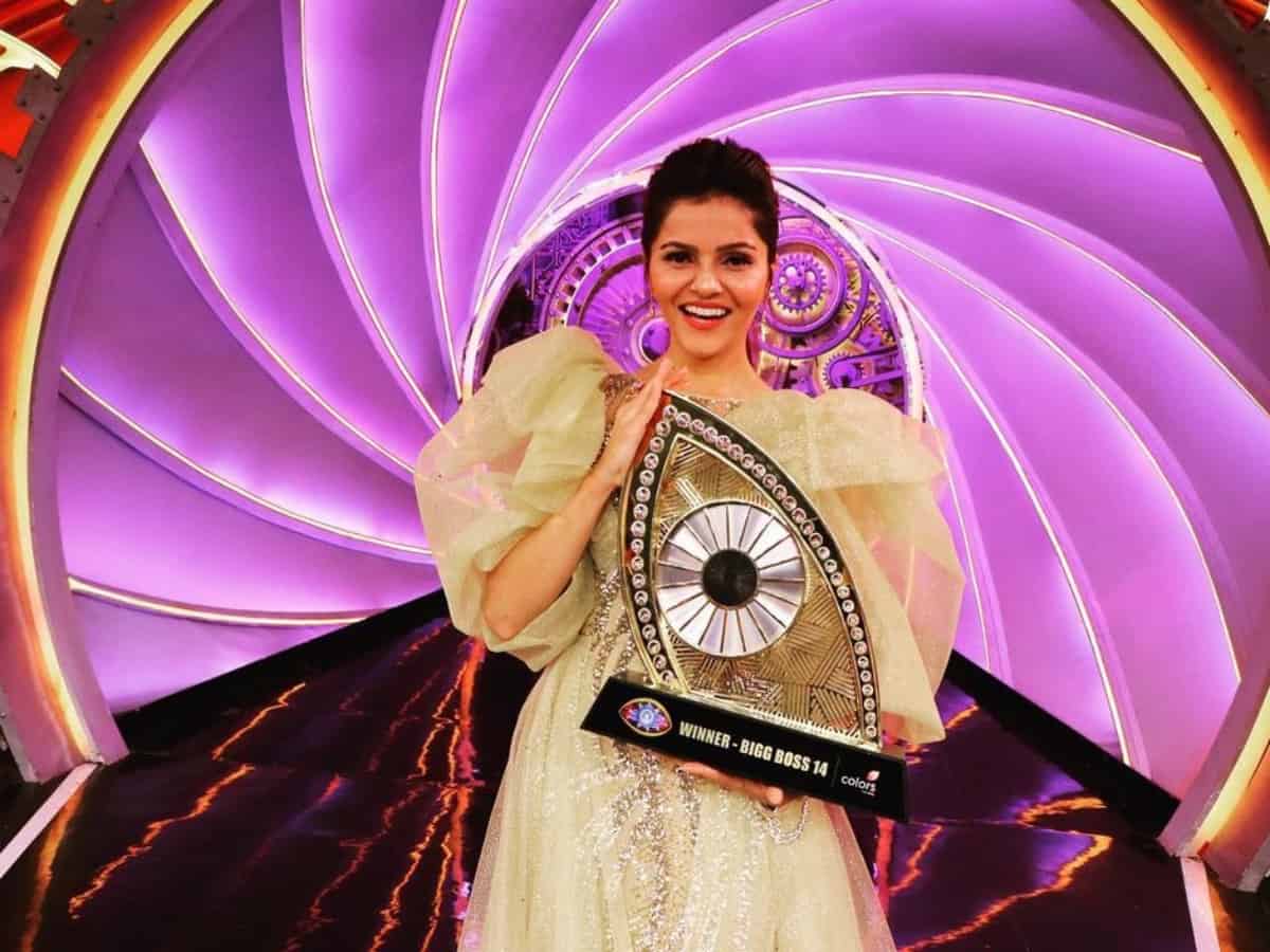 Rubina Dilaik puts her Bigg Boss' victory gown for sale!