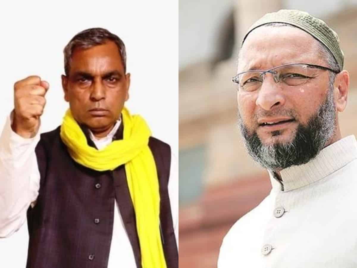UP elections: Rajbhar refutes Owaisi's claim, says no talks on 100 seats with AIMIM