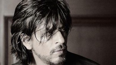 SRK sports uber-cool ponytail look for new commercial