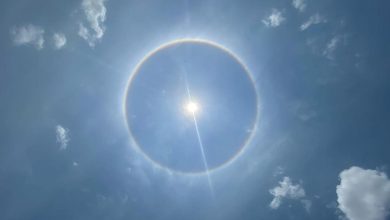 Rare Sun Halo spotted in Hyderabad; netizens in awe