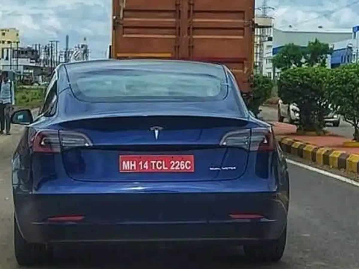 Tesla Model 3 spotted in India ahead of launch