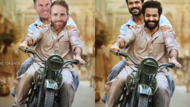 David Warner, Kane Williamson feature in RRR poster - Viral pic