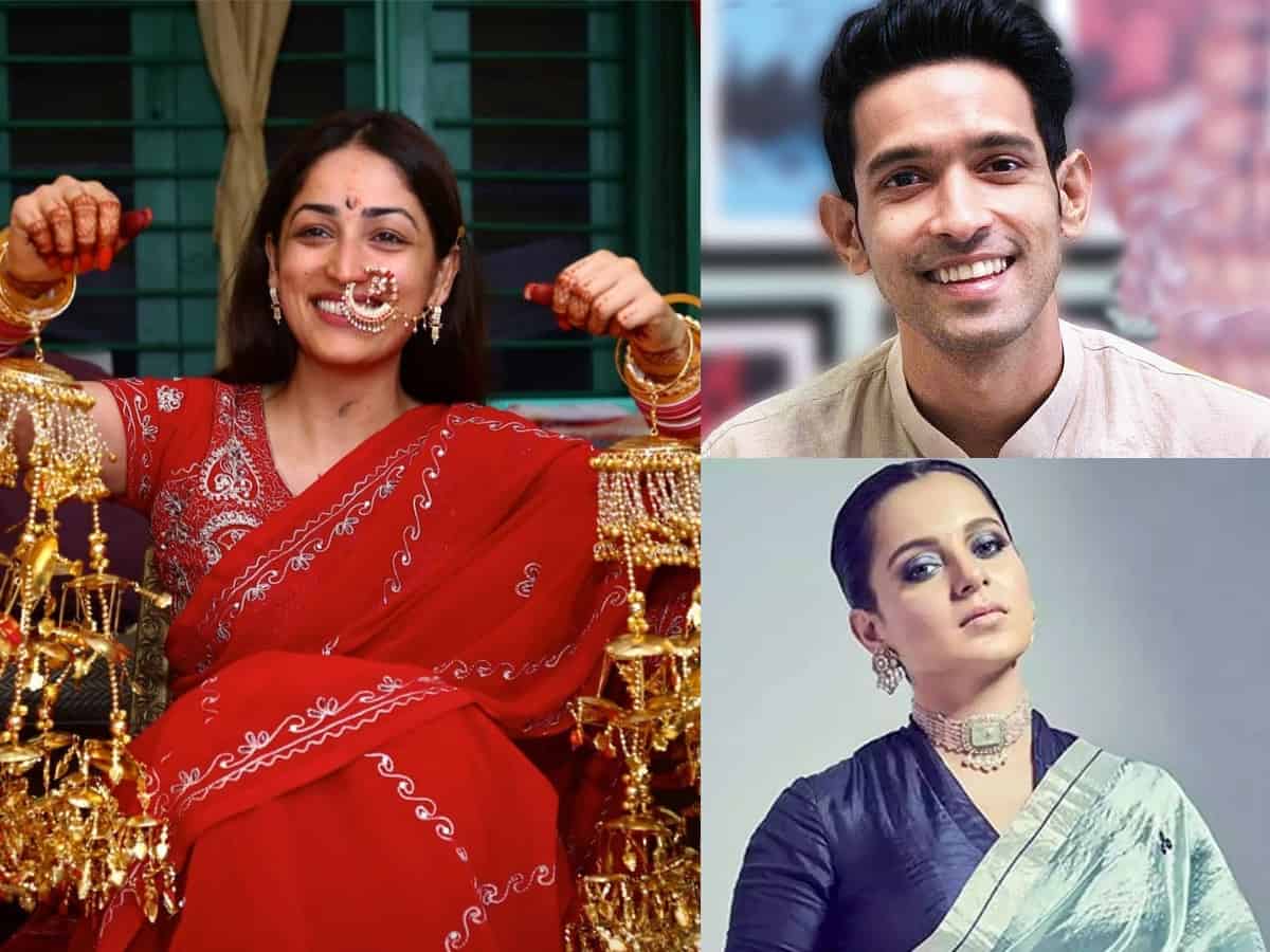 Vikrant Massey calls Yami Gautam 'Radhe Maa', Kangana reacts 'lao meri chappal'