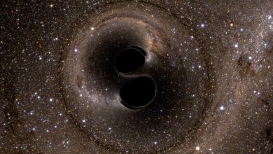 Scientists detect light from behind black hole
