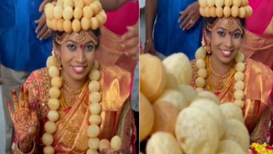 Would you wear ‘Pani Puri’ jewellery like this bride at your wedding?