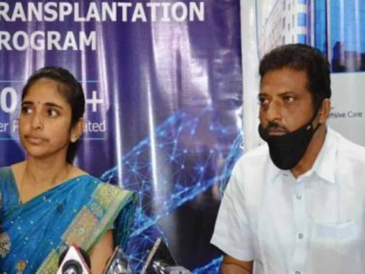 Telangana Muslim woman donates her liver to save her Hindu husband