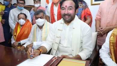Kishan Reddy takes charge as Minister of Culture & Tourism