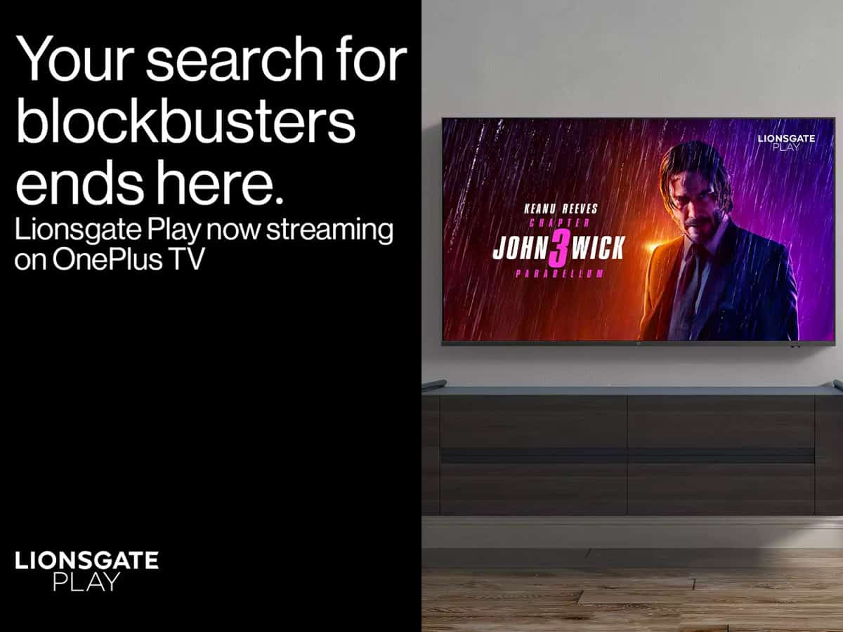 OnePlus, Lionsgate Play join hands for global content to TV users
