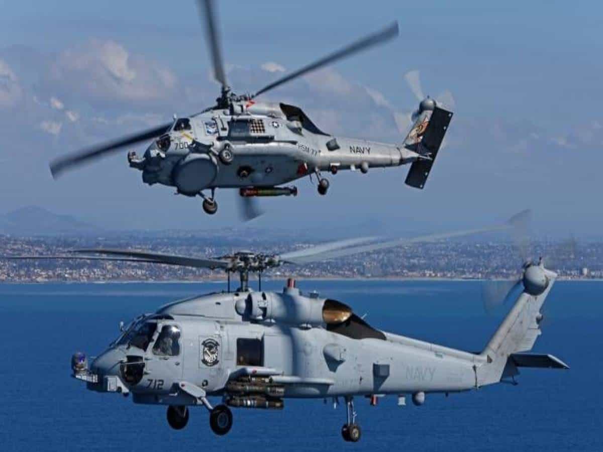 India receives first two MH-60 Romeo multirole choppers for Navy in America
