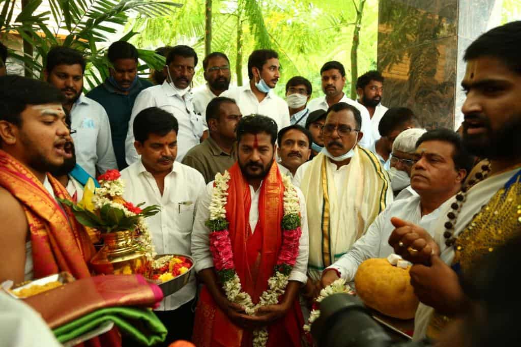 Photos: Congress workers take out rally as Revanth Reddy takes charge ...