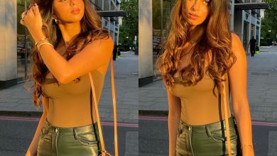 Suhana Khan strikes a 'golden' pose in new Insta post