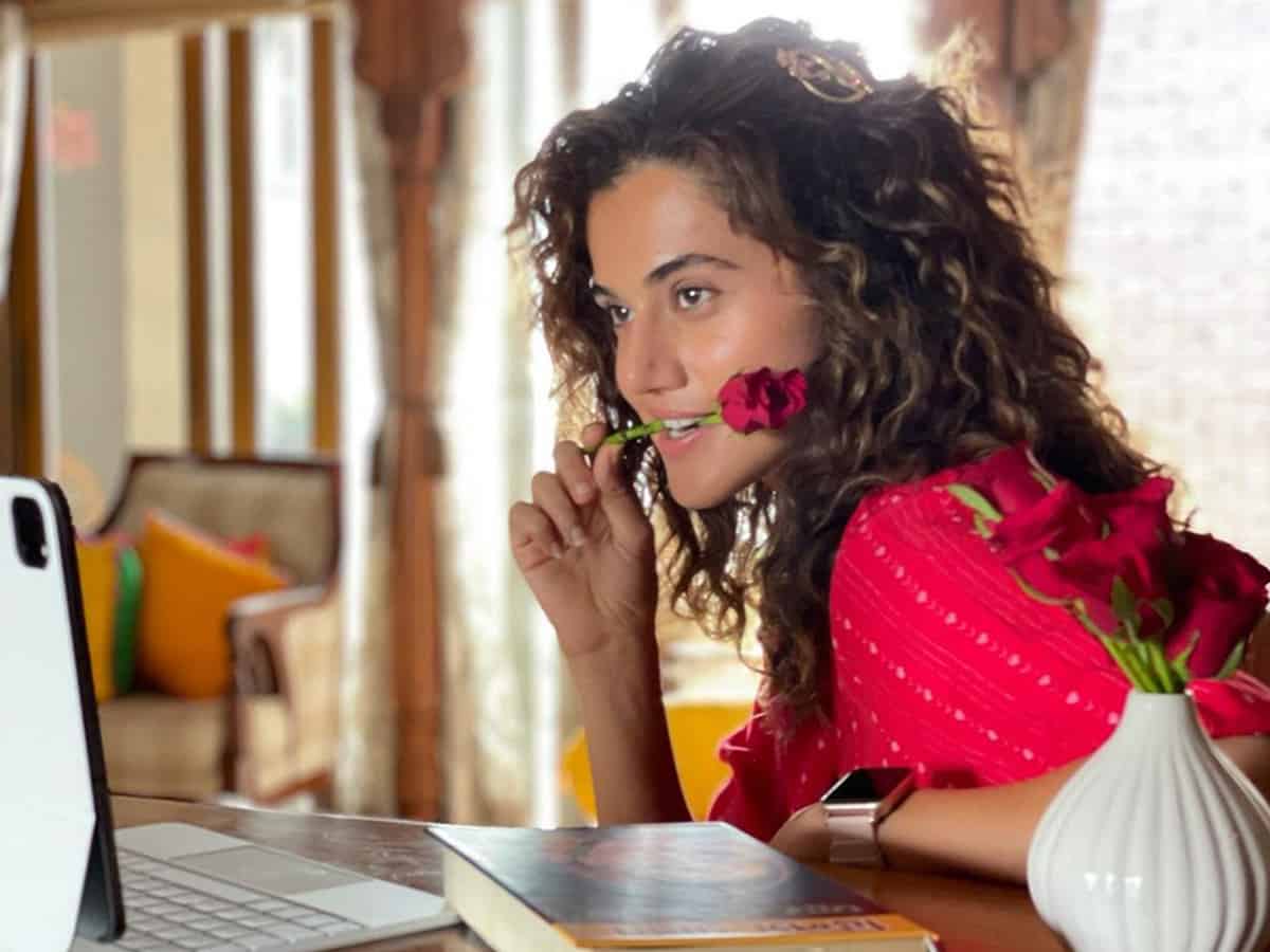Taapsee Pannu shares a glimpse from 'Blurr'