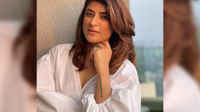 Tahira Kashyap shares a glimpse of her groovy shoulder workout