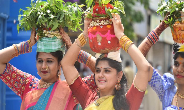 Hyderabad: Bonalu at Ujjaini Mahankali temple on July 9