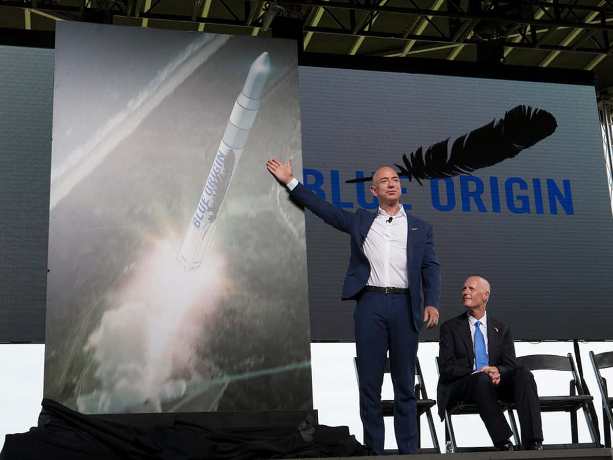 Bezos' Blue Origin gets OK to send him, 3 others to space