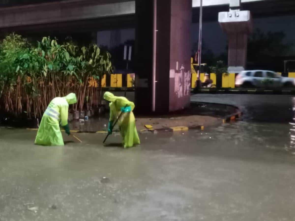 rainfall in Hyderabad