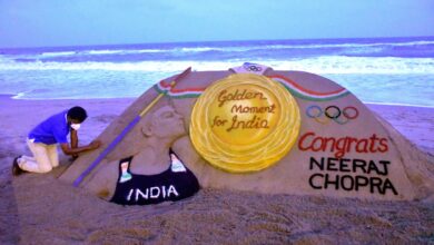 In Pics: Fans celebrate Neeraj Chopra's gold medal win