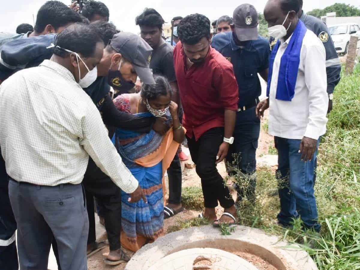 Body of Dalit manual scavenger found after 6 days of search op