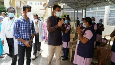 Karnataka: Ration kits distributed to Group-D workers of KC Hospital