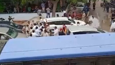 Tension prevails in Malkajgiri after scuffle between BJP & TRS leaders