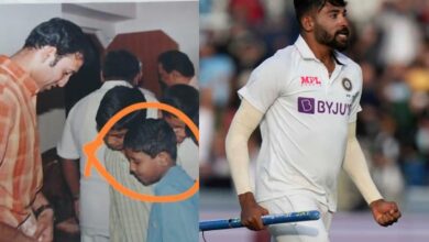 VVS Laxman shares childhood picture of Siraj to praise him