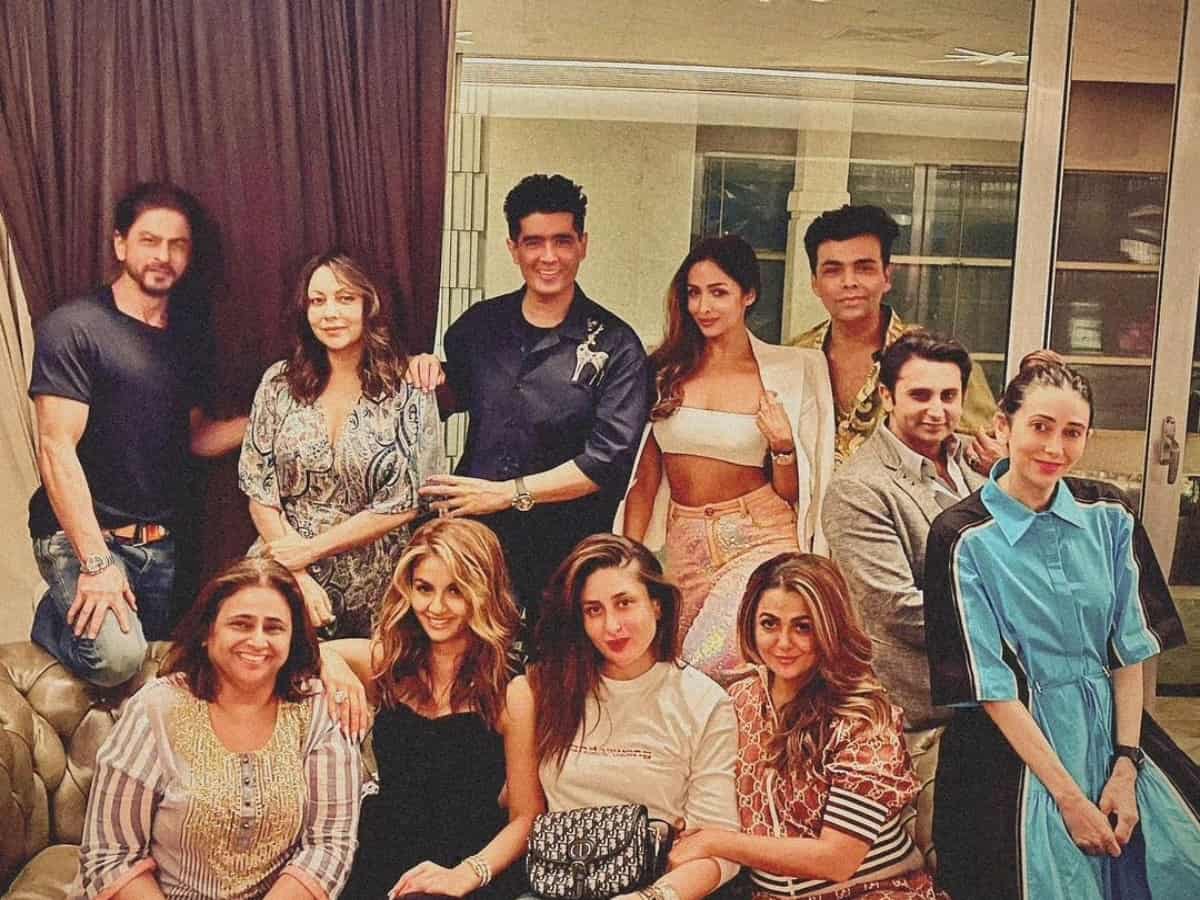 B-town party: SRK, Kareena, Karisma, Adar Poonawalla share frame