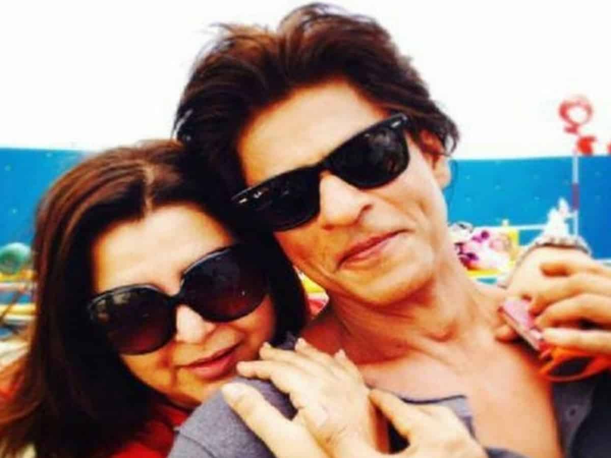 Shah Rukh Khan, Farah Khan recreate 'Main Hoon Na' moment