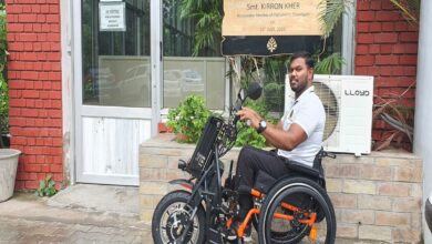 ‘Motorcycle wheelchair’ a scooter for differently abled is internet's fav!