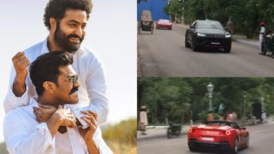 Jr NTR, Ram Charan spotted racing in their luxury cars in Hyderabad [Video]