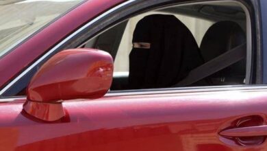 In a first, Saudi women drives public taxi