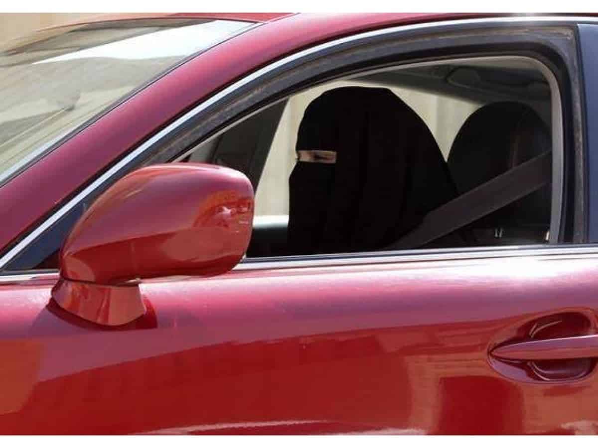 In a first, Saudi women drives public taxi