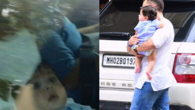 Kareena-Saif's son Jehangir faces paparazzi for the first time [Photos]