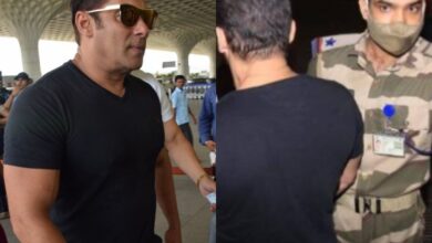 Salman Khan stopped by CISF officer at airport - Viral video