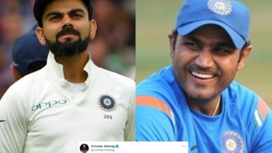 Sehwag's hilarious take on Kohli after two students retake exams with 99.9% score