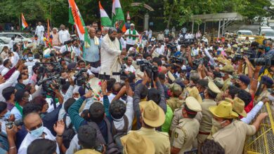 In pics: Congress Bullock Cart Rally