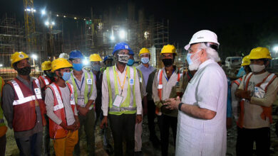 PM Modi inspects Central Vista Project