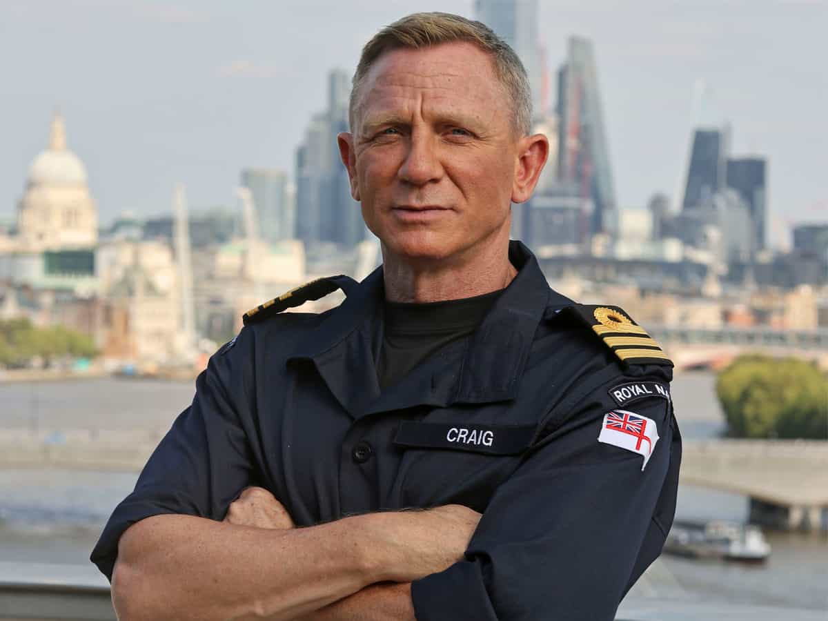 Daniel Craig named honourary Royal Navy commander