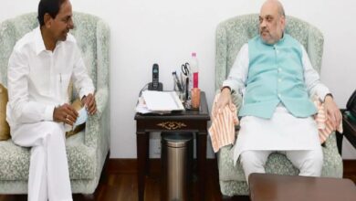 KCR meets Amit Shah, seeks review in IPS officers' allocation