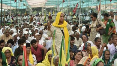 Thousands of farmers attend Kisan mahapanchayat' in Muzaffarnagar