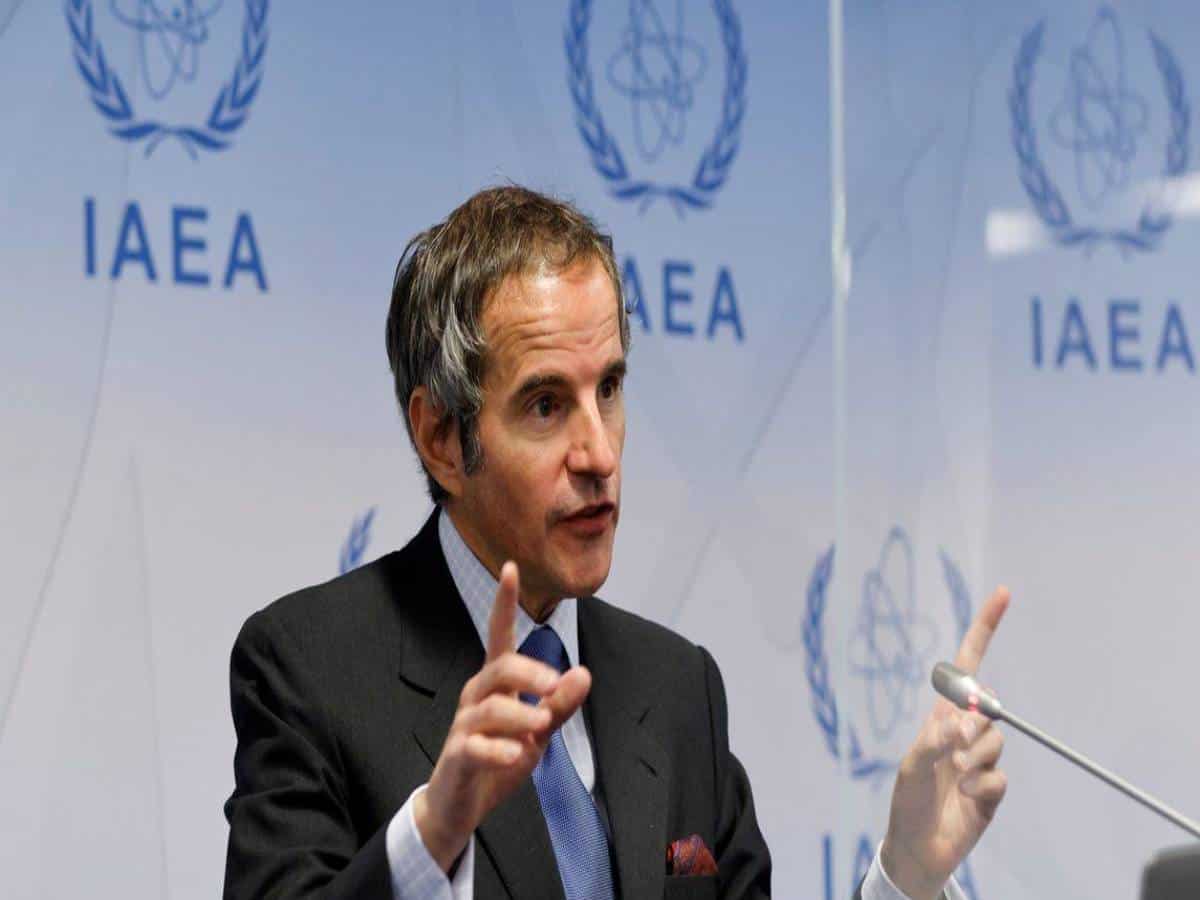 IAEA chief arrives in Iran for talks