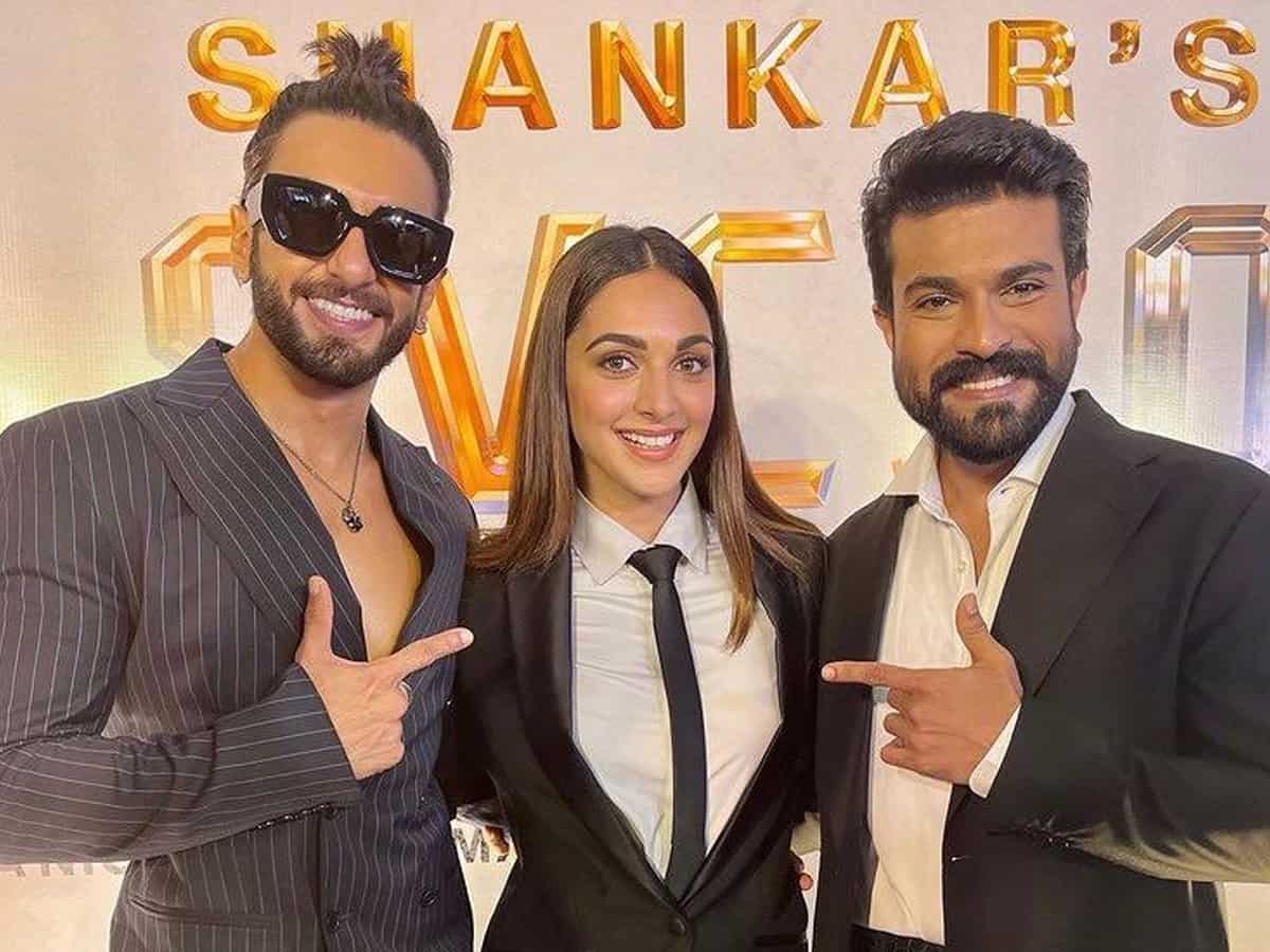 Ranveer at launch of Ram Charan-Kiara's upcoming film