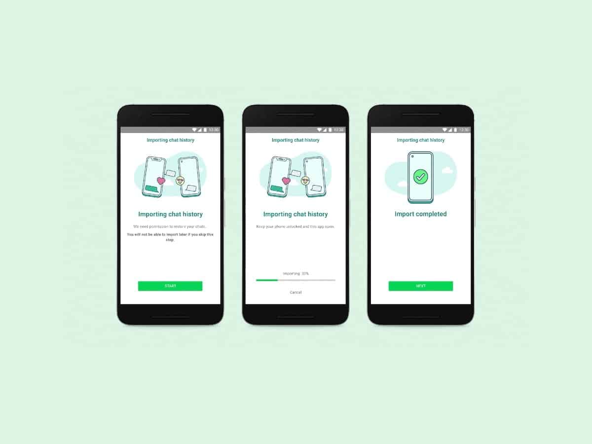 Users can now transfer WhatsApp chats from iOS to Android