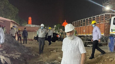 PM Modi inspects construction site of new Parliament building