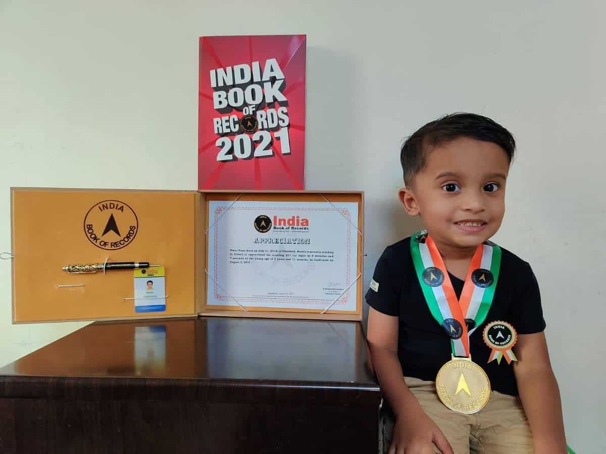 2-year-old UAE-based Indian toddler sets new record for memory power