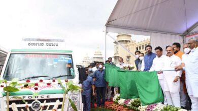 Karnataka CM inaugurates 120 ambulances at Vidhana Soudha