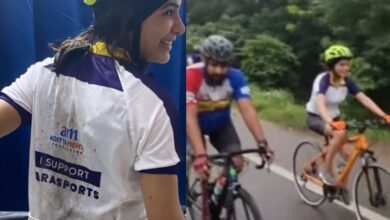 Samantha goes cycling on Hyderabad streets [Video]
