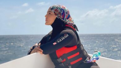 Fans stunned as Sana Khan goes snorkeling in hijab [Video]