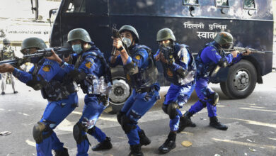 In pics: Delhi Police mock drill in Sadar Bazar