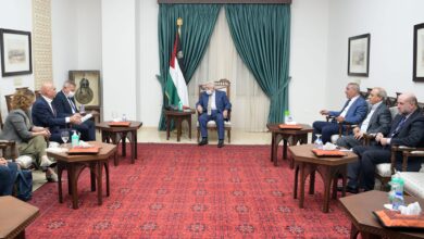 Palestinian Prez says ready for peace process with Israel