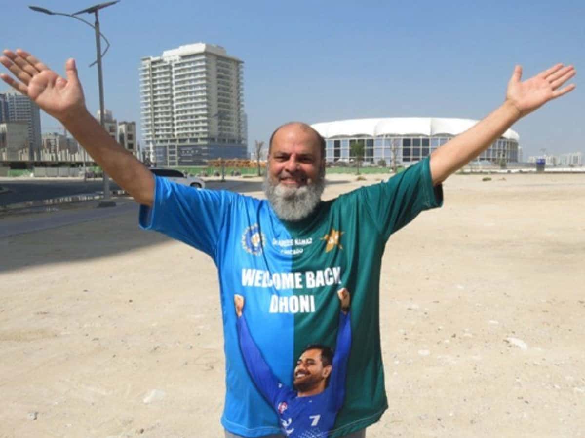 'Chacha Chicago' set to cheer in unique split India-Pak jersey featuring Dhoni